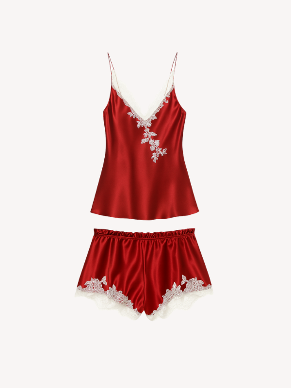 PARK AVENUE Silk Two-Piece Set